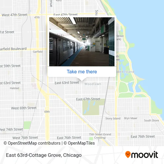 Mapa de East 63rd-Cottage Grove