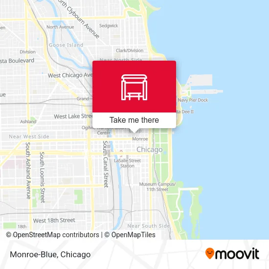 Monroe-Blue map