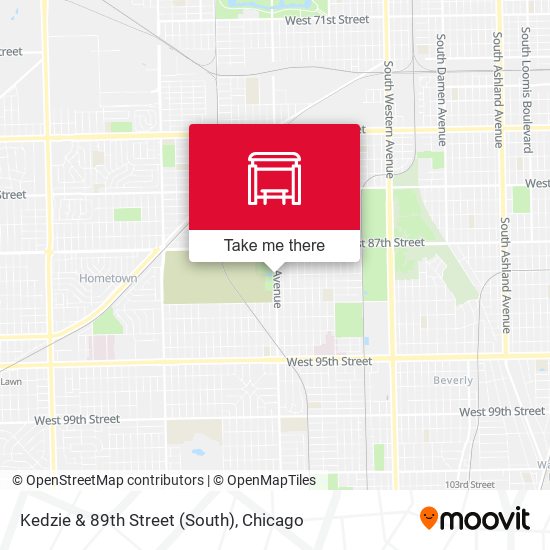 Kedzie & 89th Street (South) map