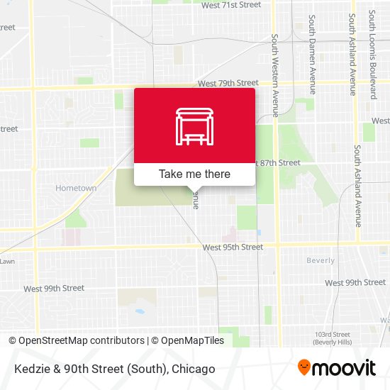 Mapa de Kedzie & 90th Street (South)