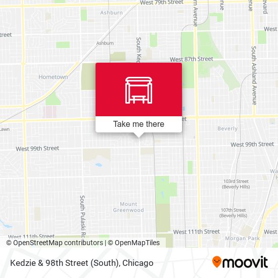 Mapa de Kedzie & 98th Street (South)