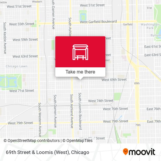 69th Street & Loomis (West) map