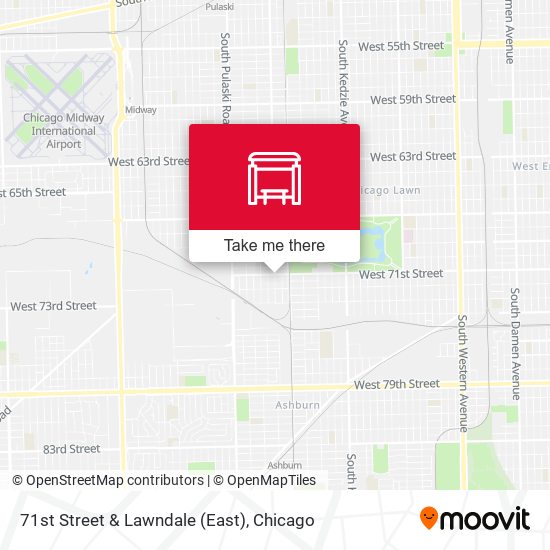 71st Street & Lawndale (East) map