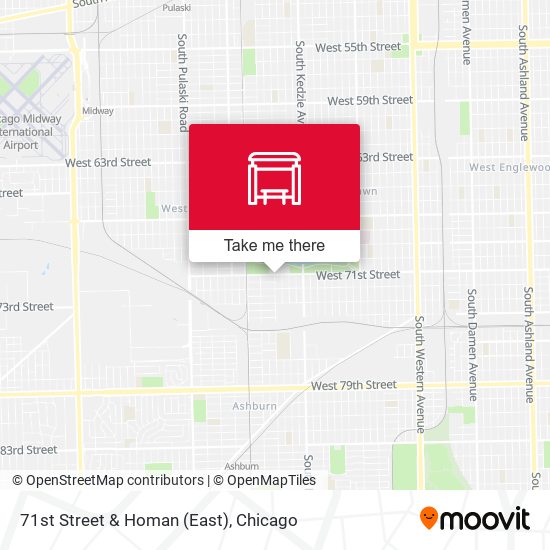 71st Street & Homan (East) map