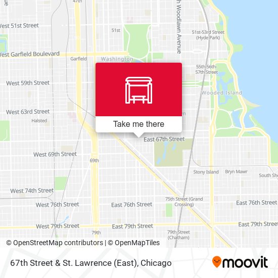 67th Street & St. Lawrence (East) map