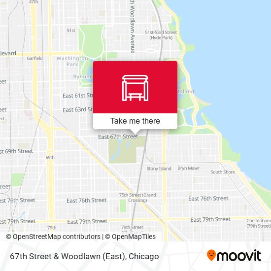 67th Street & Woodlawn (East) map