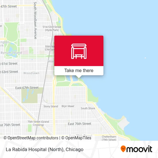 La Rabida Hospital (North) map
