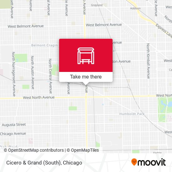Mapa de Cicero & Grand (South)