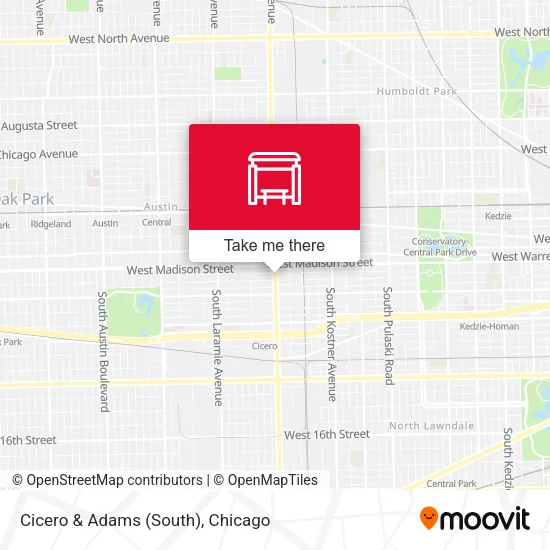 Cicero & Adams (South) map