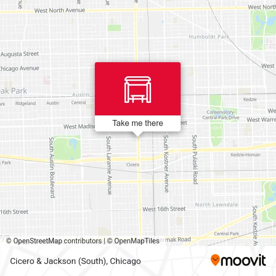 Cicero & Jackson (South) map