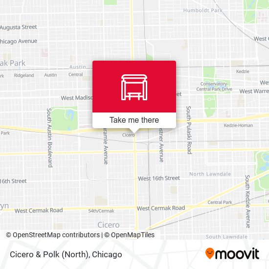Mapa de Cicero & Polk (North)