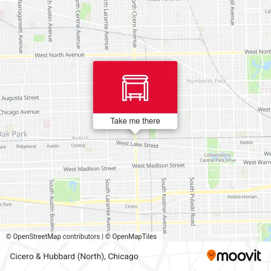 Cicero & Hubbard (North) map