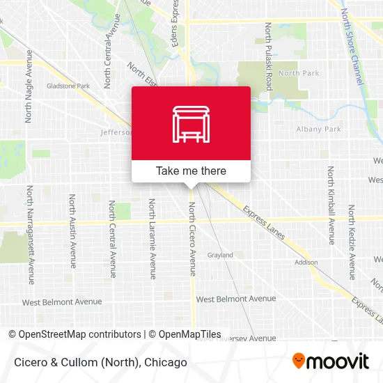 Cicero & Cullom (North) map