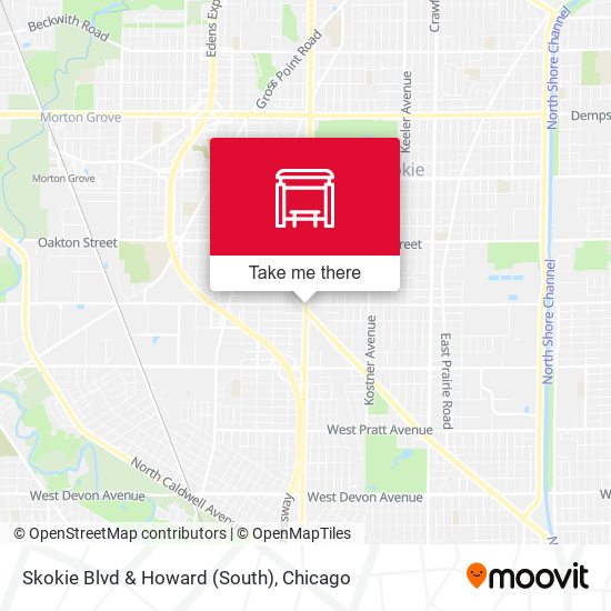 Mapa de Skokie Blvd & Howard (South)