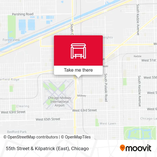 55th Street & Kilpatrick (East) map