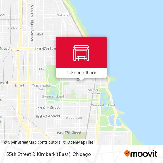 55th Street & Kimbark (East) map