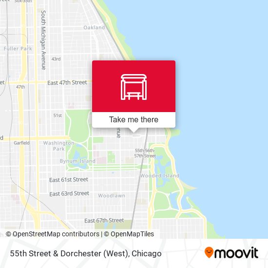 55th Street & Dorchester (West) map