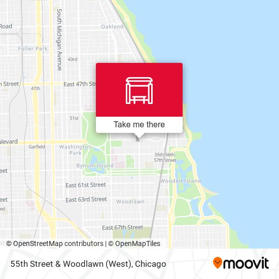 55th Street & Woodlawn (West) map