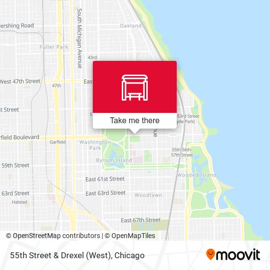 55th Street & Drexel (West) map