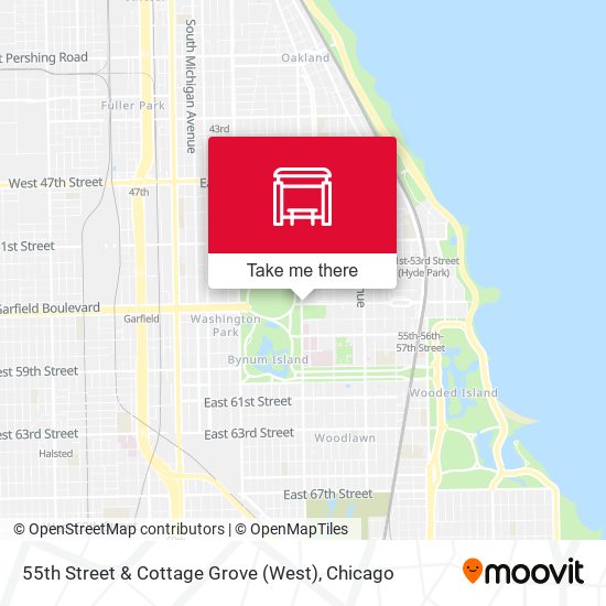 55th Street & Cottage Grove (West) map