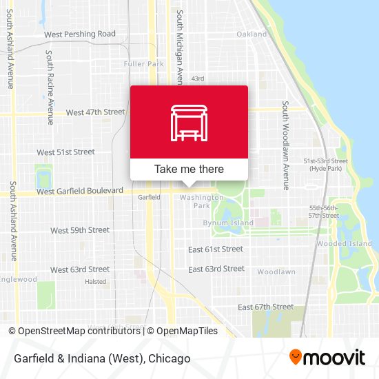 Mapa de Garfield & Indiana (West)