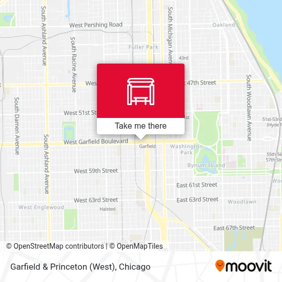 Garfield & Princeton (West) map