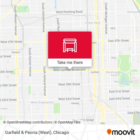 Mapa de Garfield & Peoria (West)
