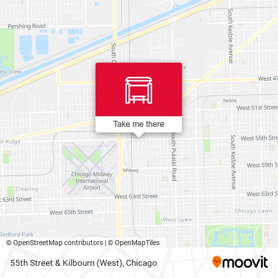 55th Street & Kilbourn (West) map