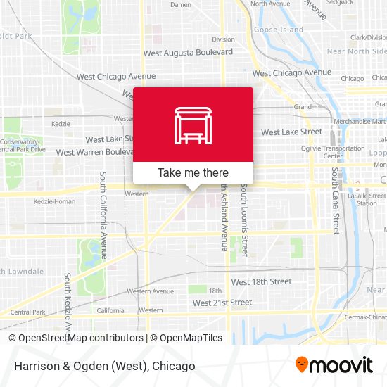 Mapa de Harrison & Ogden (West)