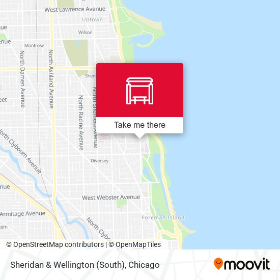 Mapa de Sheridan & Wellington (South)