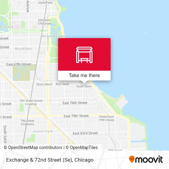 Mapa de Exchange & 72nd Street (Se)