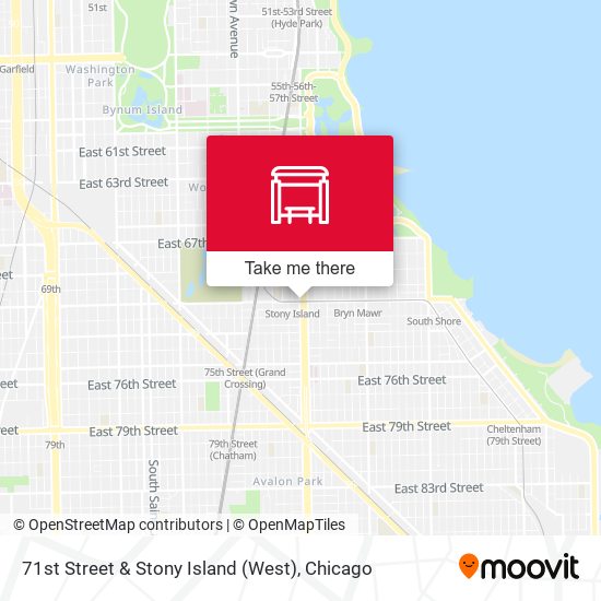 Mapa de 71st Street & Stony Island (West)