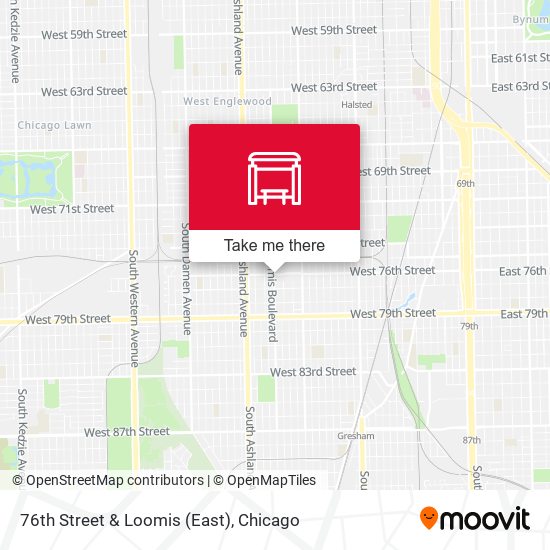Mapa de 76th Street & Loomis (East)