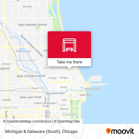 Mapa de Michigan & Delaware (South)