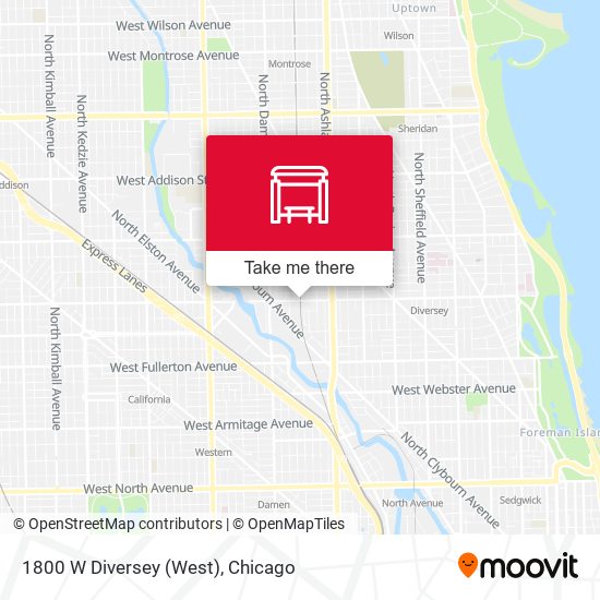 1800 W Diversey (West) map