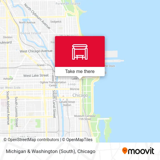 Michigan & Washington (South) map