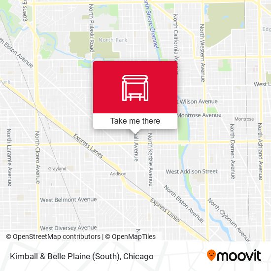 Kimball & Belle Plaine (South) map