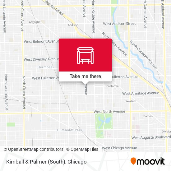 Mapa de Kimball & Palmer (South)