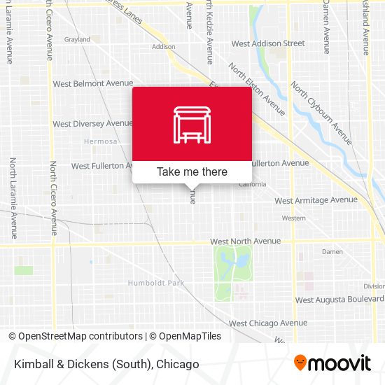 Mapa de Kimball & Dickens (South)