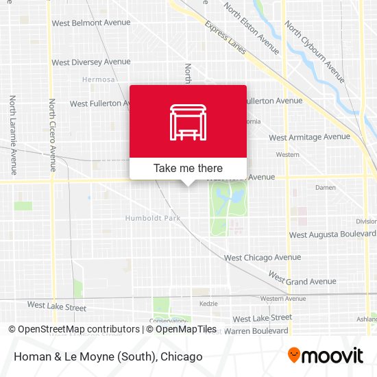 Homan & Le Moyne (South) map