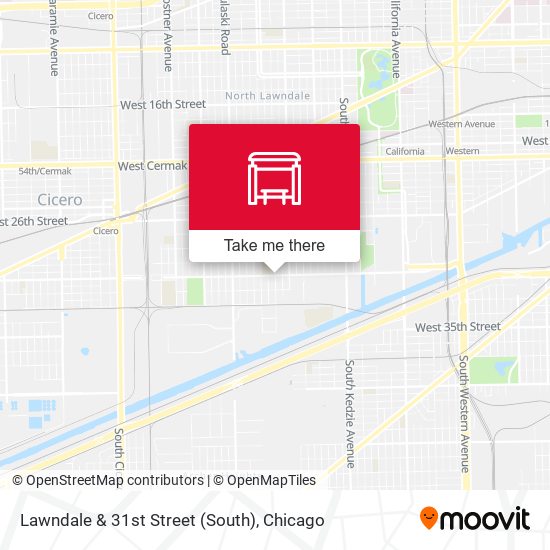 Lawndale & 31st Street (South) map