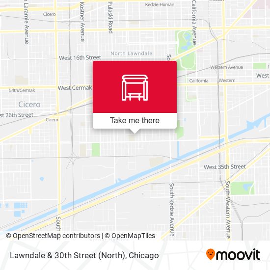 Lawndale & 30th Street (North) map