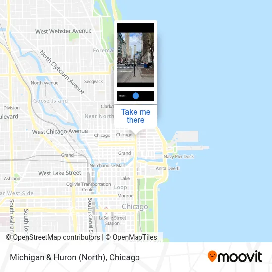 Michigan & Huron (North) map