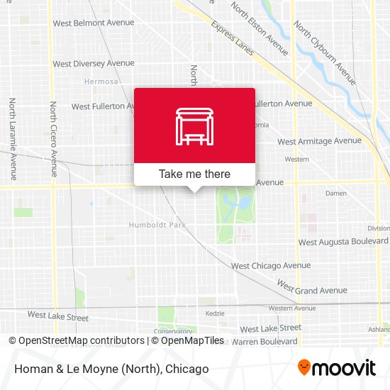 Mapa de Homan & Le Moyne (North)
