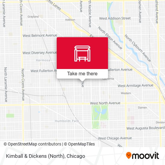 Kimball & Dickens (North) map