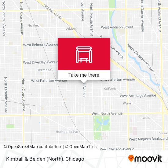 Mapa de Kimball & Belden (North)