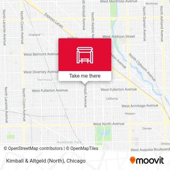 Kimball & Altgeld (North) map