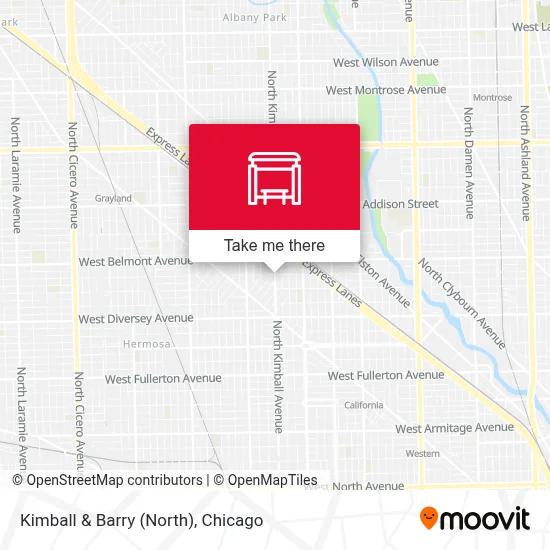Kimball & Barry (North) map