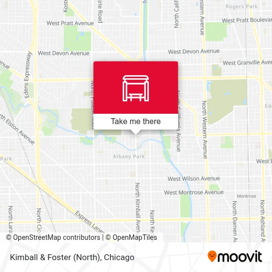 Kimball & Foster (North) map