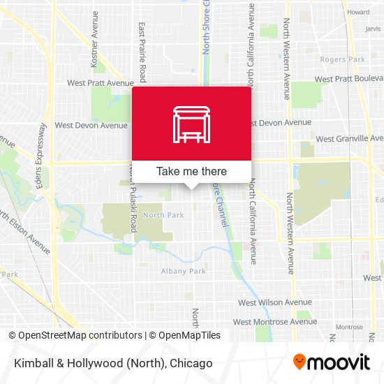 Kimball & Hollywood (North) map